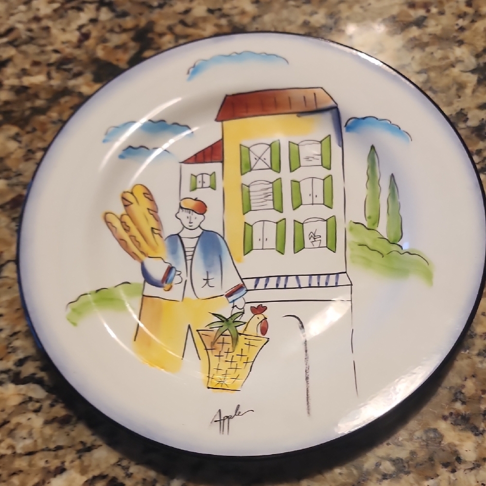 Colorful Decorative Plates Set - Picture 3 of 7